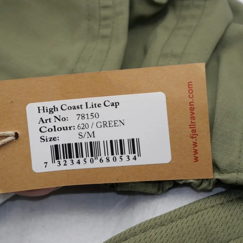 NEW Fjallraven Hight Coast lite Cap Hat Patina Green Small/Medium